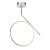  Mantra OLIMPIA CHROME 6593 ceiling lamp chrome white aluminum silicone