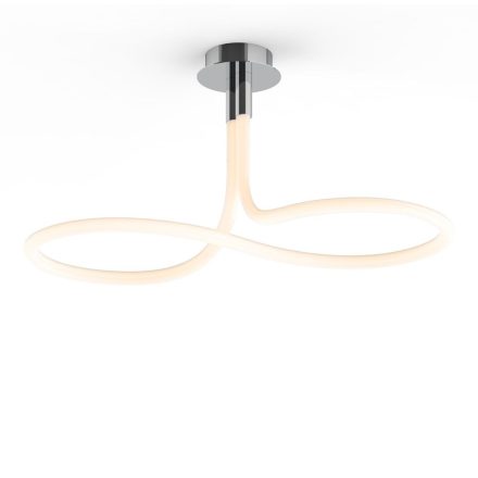  Mantra Nur Line 6601 Ceiling Lamp Chrome White Metal Acrylic