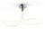  Mantra Nur Line 6601 Ceiling Lamp Chrome White Metal Acrylic