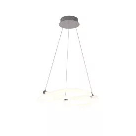    Mantra Infinity Line 6608 Modern Pendant Chrome White Metal Acrylic