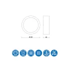 MANTRA SAONA SUPERFICIE TEK Surface LED  Round