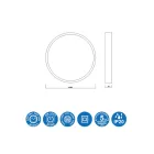 MANTRA SAONA SUPERFICIE TEK Surface LED  Round