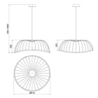  MANTRA-6680 Decorative indoor hanging lamp LED large