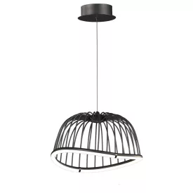    Mantra Celeste 6685 Modern Pendant Black White Aluminum Acrylic