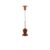 Mantra SONATA 6698 modern pendant red copper red copper metal glass