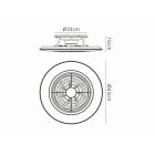 MANTRA ALISIO LED 70 W ceiling fan light 35 W