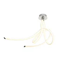  Mantra Armonia White 6720 Ceiling Lamp Chrome White Plastic