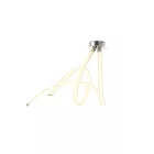  Mantra Armonia White 6722 Ceiling Lamp Chrome White Plastic