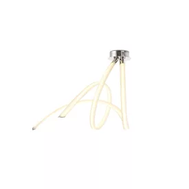  Mantra Armonia White 6722 Ceiling Lamp Chrome White Plastic