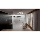  Mantra Armonia White 6722 Ceiling Lamp Chrome White Plastic