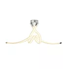  Mantra Armonia White 6723 Ceiling Lamp Chrome White Plastic