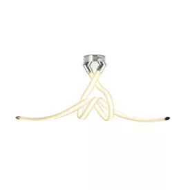  Mantra Armonia White 6723 Ceiling Lamp Chrome White Plastic