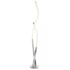  Mantra Armonia White 6730 Floor Lamp Chrome White Plastic