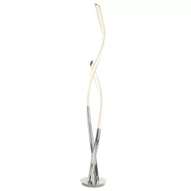  Mantra Armonia White 6730 Floor Lamp Chrome White Plastic