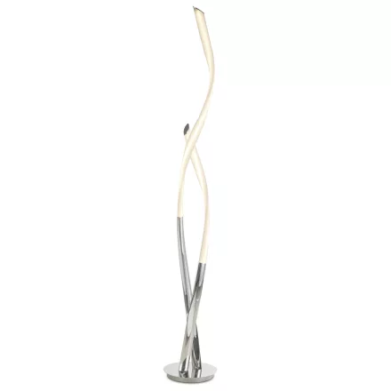  Mantra Armonia White 6730 Floor Lamp Chrome White Plastic