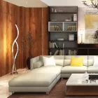  Mantra Armonia White 6730 Floor Lamp Chrome White Plastic