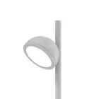 Mantra Everest 6744 Outdoor Floor Lamp White Aluminum Glass