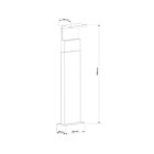 MANTRA RUKA outdoor post lamp outdoor LED 13 W 3000 K IP65