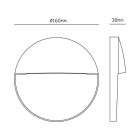 MANTRA BAKER Outdoor wall lamp for stairs Outdoor LED  IP54