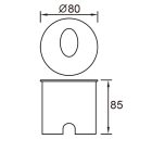 MANTRA ASPEN outdoor staircase wall lamp outdoor LED IP65