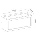 MANTRA UTAH outdoor wall lamp outdoor E27 1 light source IP65