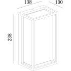 MANTRA CHAMONIX outdoor wall lamp outdoor LED IP65