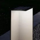  Mantra Chevalier Solar 7088 Outdoor LED Floor Lamp Graphite Aluminium