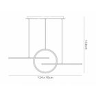 MANTRA KITESURF Decorative indoor pendant lamp LED 50W 3000K