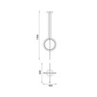 MANTRA KITESURF decorative indoor pendant lamp LED 