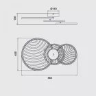 MANTRA COLLAGE Decorative indoor ceiling lamp LED