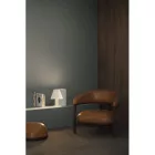  Mantra Book 7245 Night Table Lamp White Led
