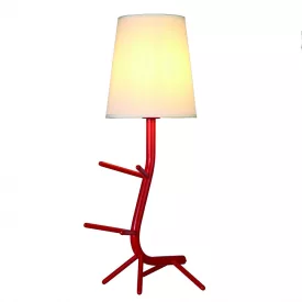  Mantra Centipede 7252 LED Bulb E27 Red White Metal Fabric