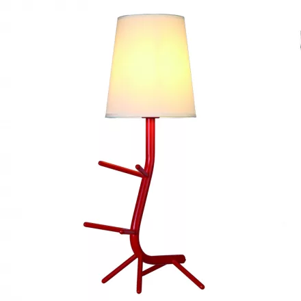  Mantra Centipede 7252 LED Bulb E27 Red White Metal Fabric