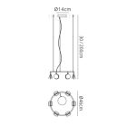 MANTRA SHELL Decorative indoor pendant lamp LED, small