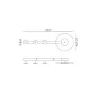  Mantra Venus 7293 Wall Lamp-Hanging Black Led