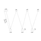  Mantra Antares 7311 Suspension Black Led