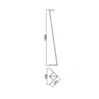  Mantra Vector 7333 Floor Lamp White Metal