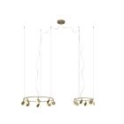 MANTRA SHELL Decorative indoor pendant lamp LED