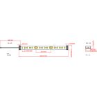 MANTRA TIRAS LED STRIPS TEK STRIP 24V 14.4w/m IP65 3000K ROLL 5M