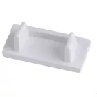 MANTRA TIRAS LED STRIPS TEK END CAPS WHITE, WITHOUT HOLES, ALUMINIUM PROFILE 2000*17.1*8.5 mm