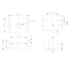 MANTRA TIRAS LED STRIPS FASTENING CLIPS TRANSP.  PROFILE 2000*17.1*8.5 mm