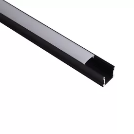   MANTRA TIRAS LED STRIPS TEK ALU PROFILE BLACK  2000*17.1*15.3 mm