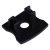 MANTRA TIRAS LED STRIPS TEK END CAP BLACK W/ HOLE ALUM.PROFILE 2000*17.1*15,3mm