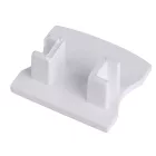 MANTRA TIRAS LED STRIPS TEK END CAPS WHITE, WITHOUT HOLES, ALUMINIUM PROFILE 2000*17.1*15.3 mm