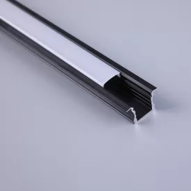   MANTRA TIRAS LED STRIPS TEK ALUMINIUM PROFILE DEPTH. BLACK  2000*17.3*15.3 mm