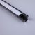 MANTRA TIRAS LED STRIPS TEK ALUMINIUM PROFILE RECESS.BLACK  2000*17.3*15,3mm