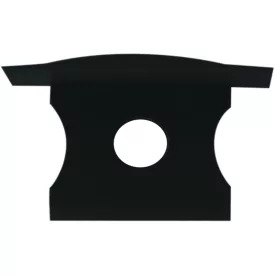   MANTRA TIRAS LED STRIPS TEK END CAPS BLACK, WITH HOLES, ALUMINIUM PROFILE 2000*17.3*15.3 mm