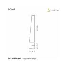 MANTRA MINIMAL Decorative indoor floor lamp LED 40W 3000K With dimmer