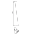  MANTRA vector 7447 floor lamp gold
