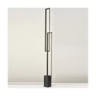  Mantra Mural 7465 Floor Lamp Black Led